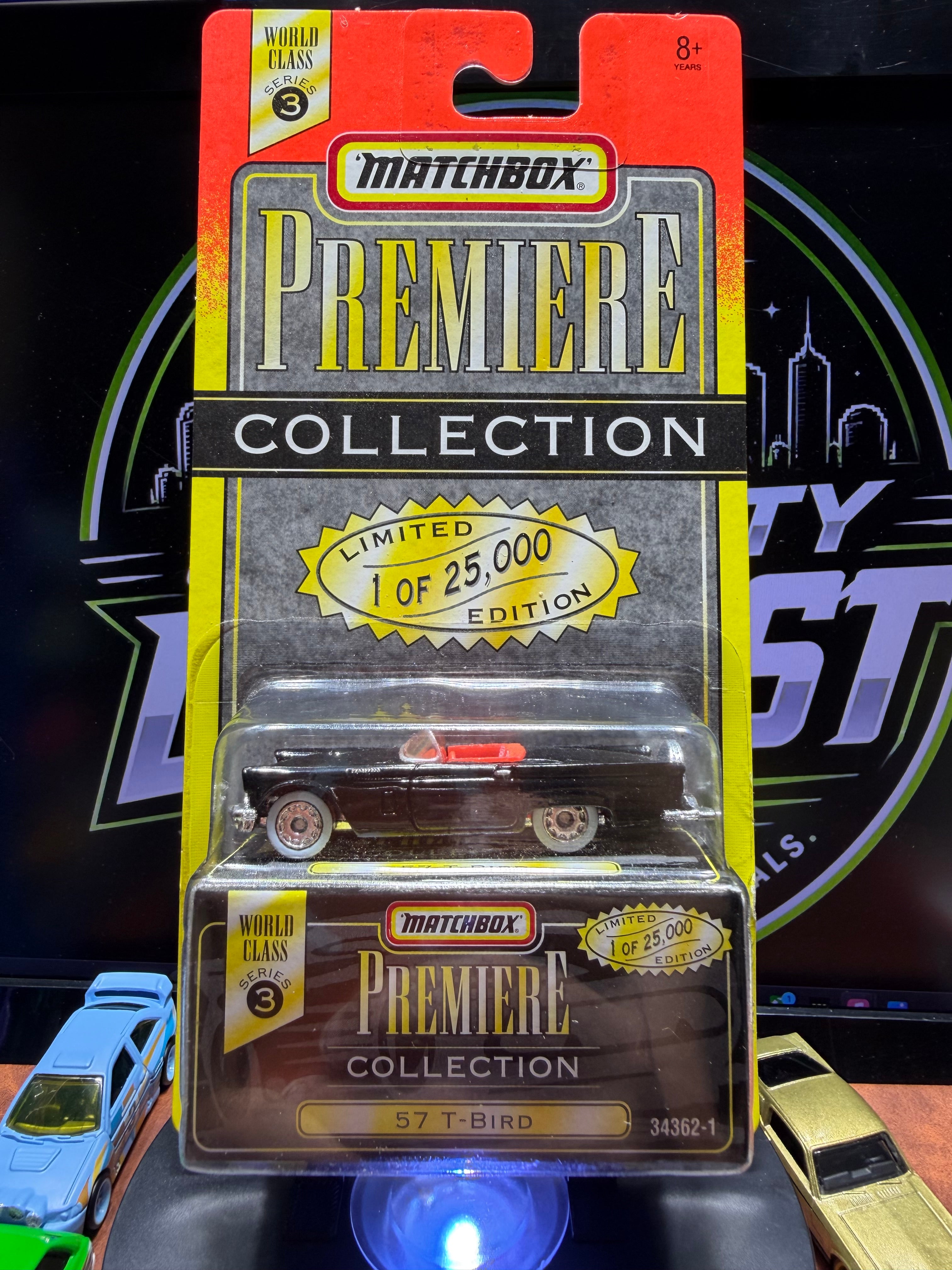 1/64 Scale 1957 Ford Thunderbird Diecast Car Collectible Matchbox Premiere 34362