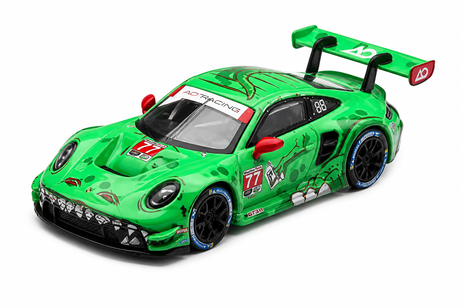 (Preorder)Mini GT 1:64 Porsche 911 GT3 R (992) #77 AO Racing 2025 IMSA Sebring 12 Hrs Class Winner-Ships July 2026
