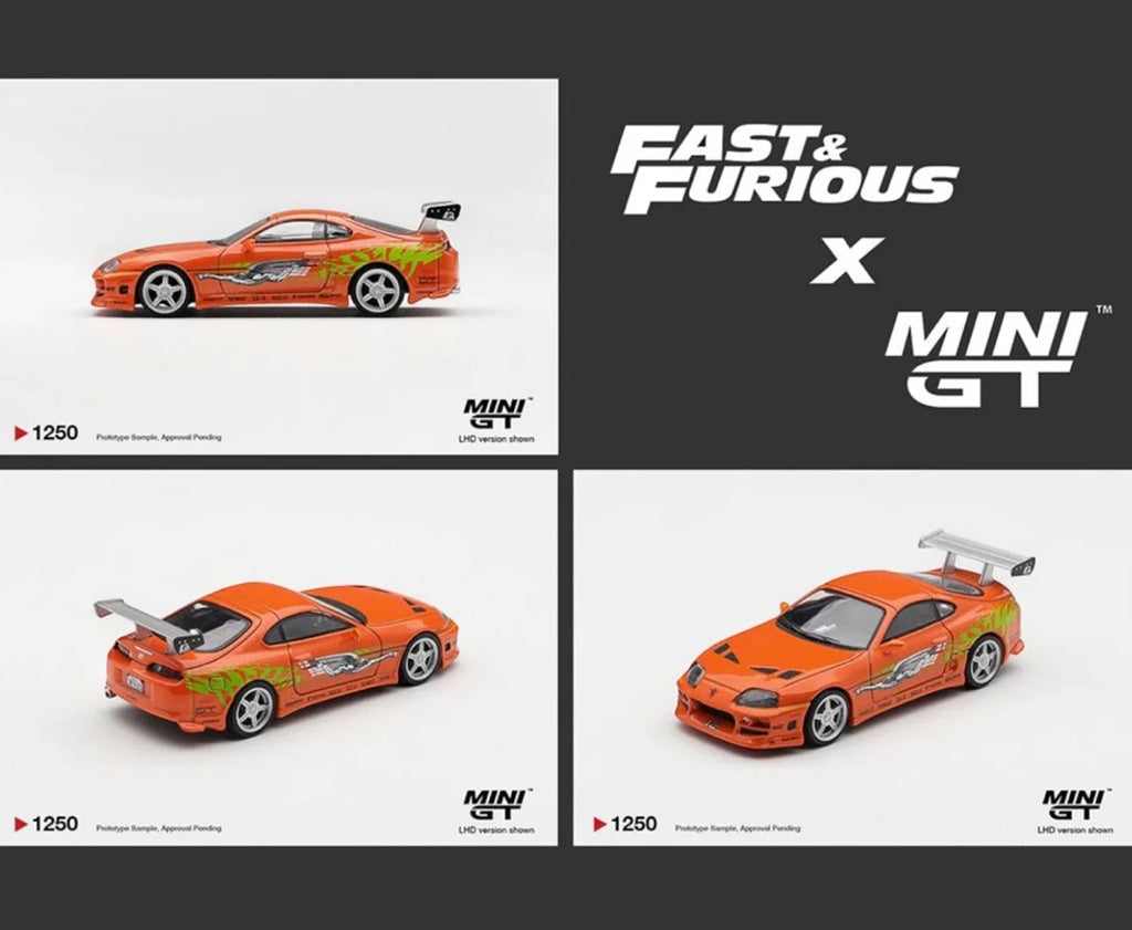 (Preorder) Mini GT Toyota Supra BOMEX Fast & Furious Brian O'Conner 1:64 Die-Cast – Limited Edition ETA October 2026