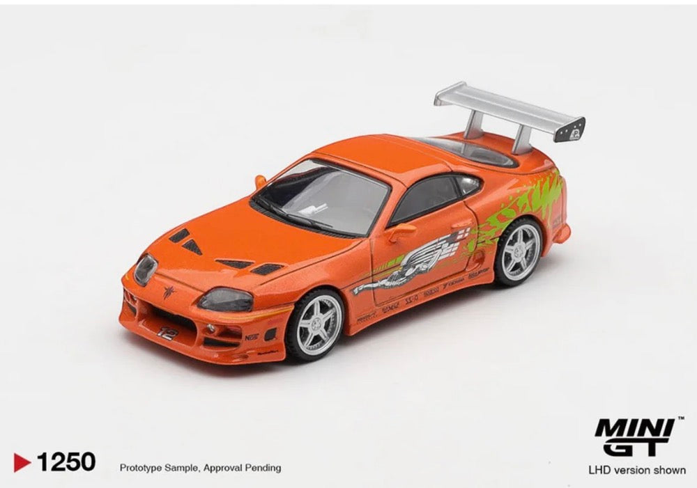 (Preorder) Mini GT Toyota Supra BOMEX Fast & Furious Brian O'Conner 1:64 Die-Cast – Limited Edition ETA October 2026