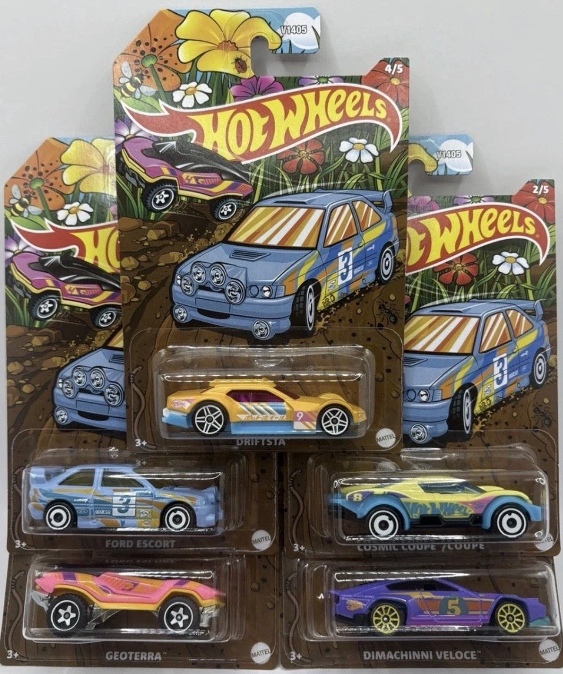 2026 Hot Wheels Happy Easter Spring Complete Set of 5