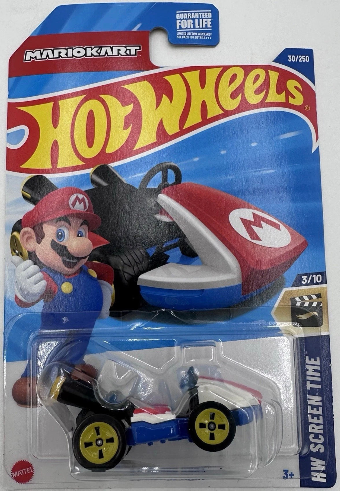 Hot Wheels Mario Kart - 1:64 - Mario Standard Kart - Screen Time - 30/250