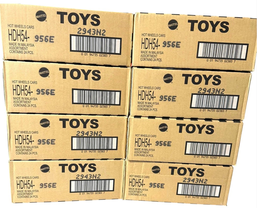 Hot Wheels Pearl & Chrome 2023 E Case HDH54-956E 1:64 Die-Cast Full Case 24 w/Chase