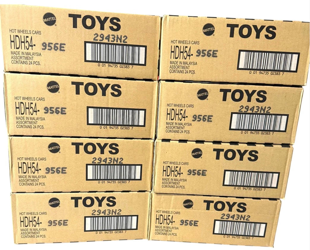 Hot Wheels Pearl & Chrome 2023 E Case HDH54-956E 1:64 Die-Cast Full Case 24 w/Chase