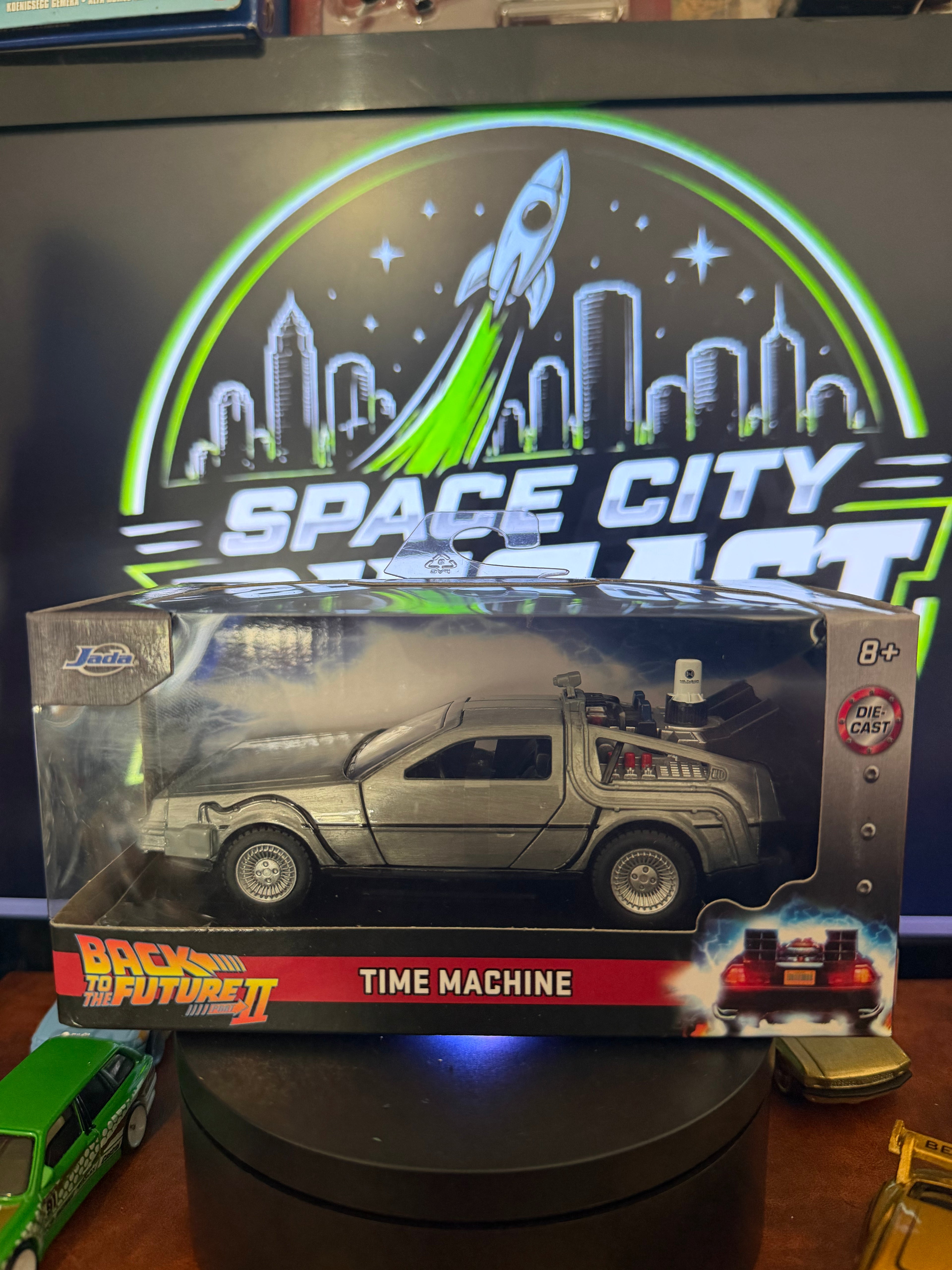 JADA Metals Die Cast Hollywood Rides Back To The Future Time Machine New 1:32