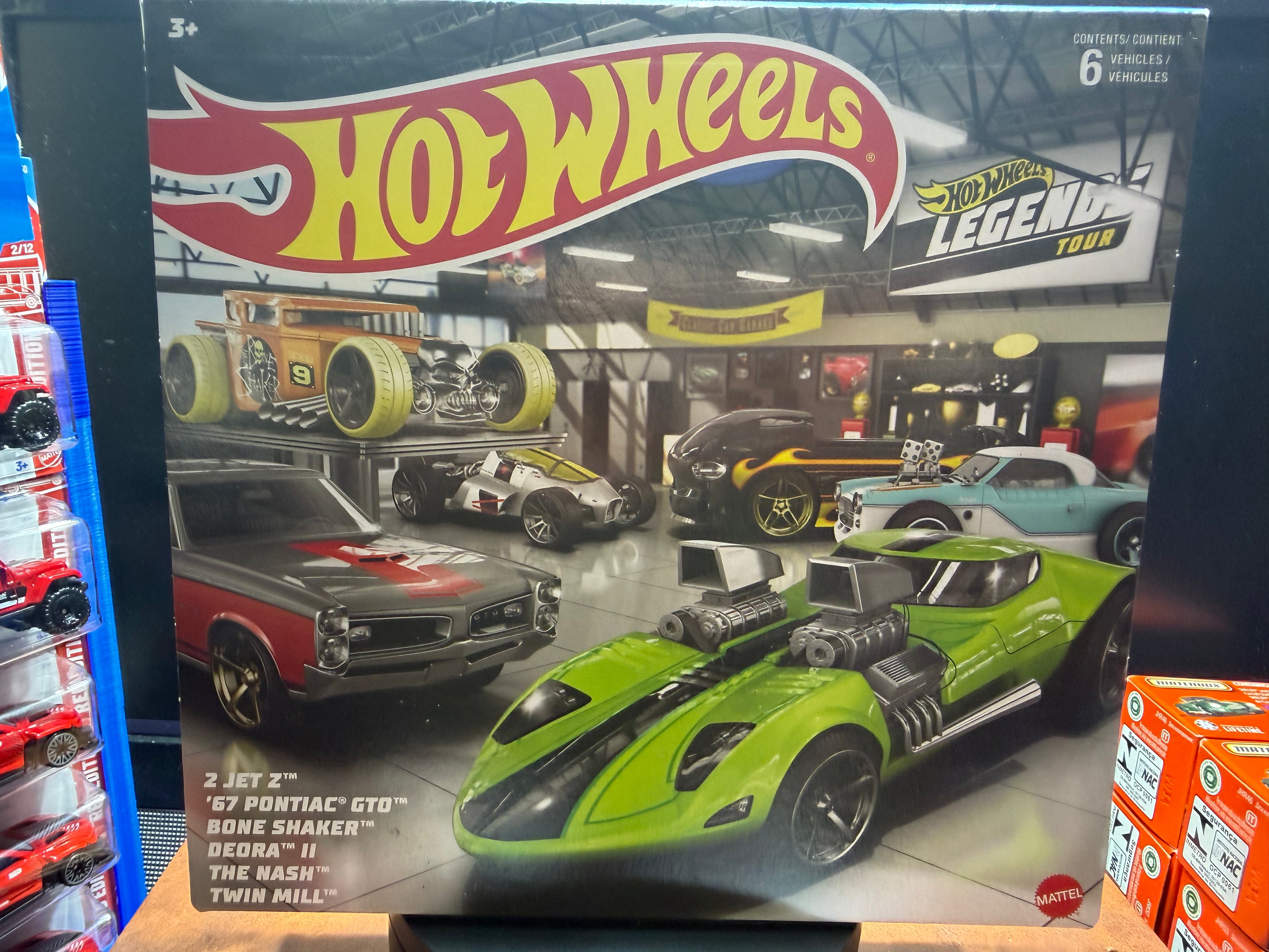 2022 Hot Wheels Legends Tour Multi-Pack Box Set of 6 Cars HDH52
